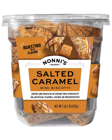 Nonni’s Salted Caramel Mini Biscotti, 33 oz.