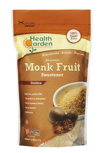 Health Garden Monk Fruit Sweetener Golden, 1 lb.
