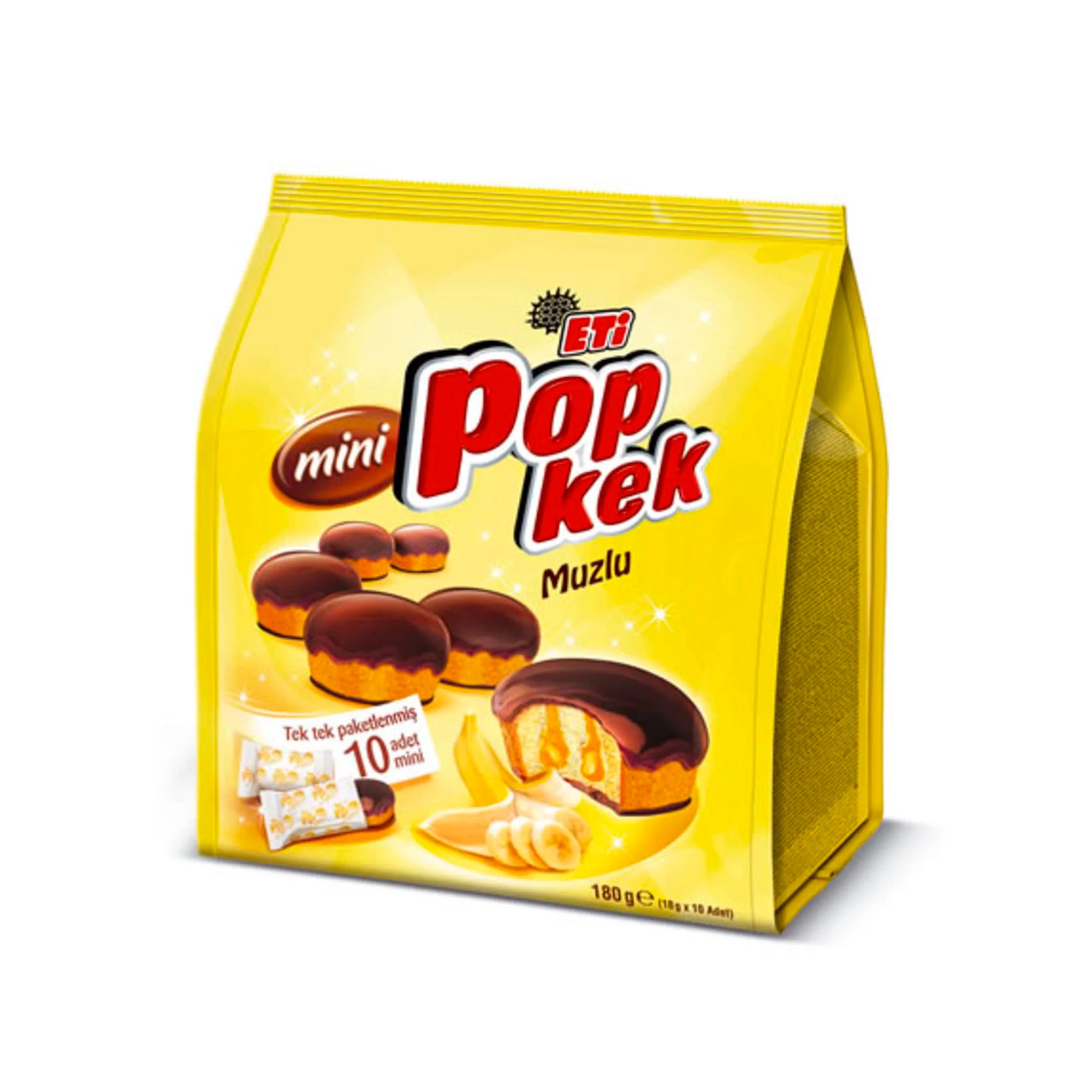 ETi Mini Pop Kek Banana – 8 pcs (Turkey)