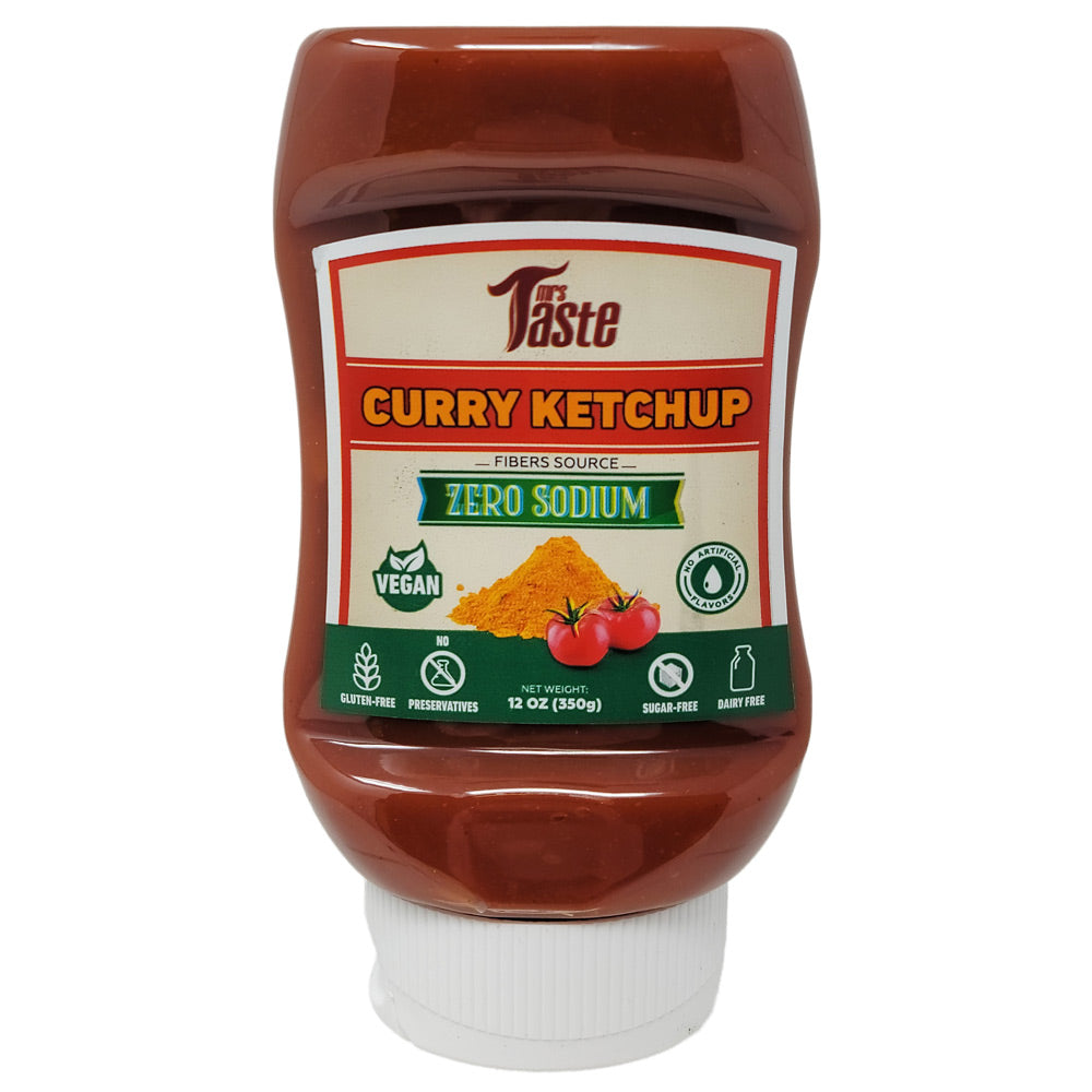 Mrs. Taste Zero Sodium Curry Ketchup – 12oz.