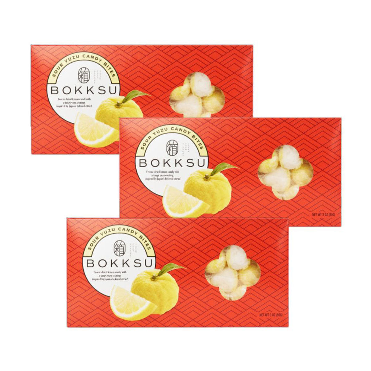 Sour Yuzu Japanese Candy Bites (3-Pack)