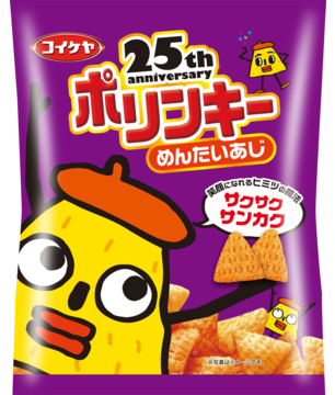 Koikeya “Polinky”, Mentaiko Flavor, Corn Snack, 60g