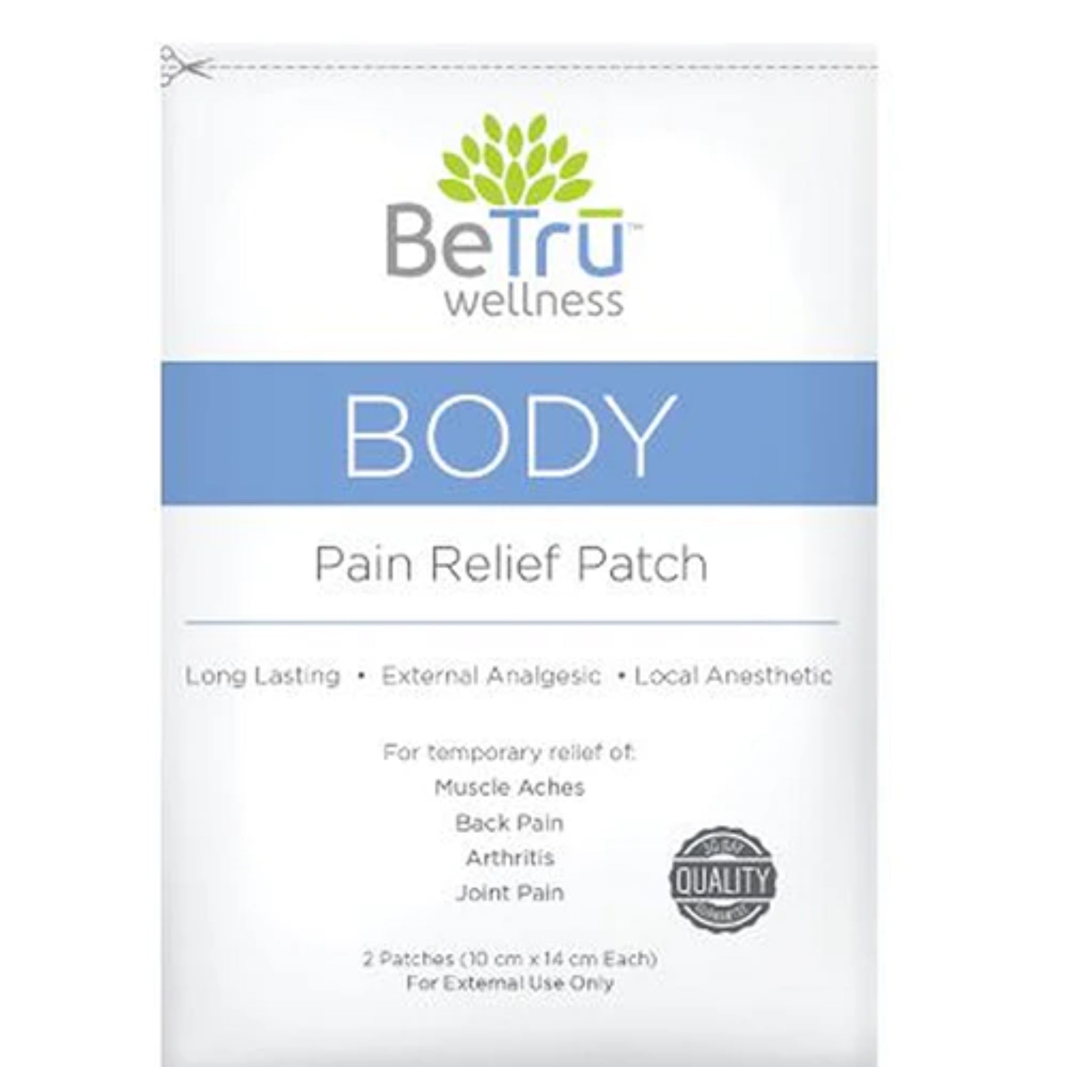 Be Tru Wellness – Body Patch, 2 ea – Pack of 1