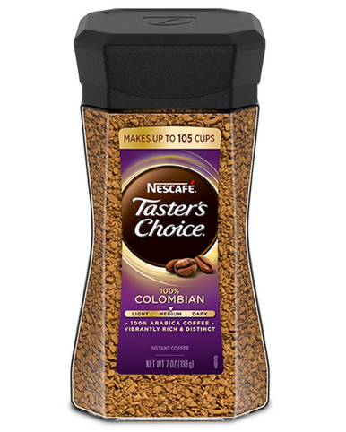 Nescafe Taster’s Choice Colombian Instant Coffee Jar, 7 oz