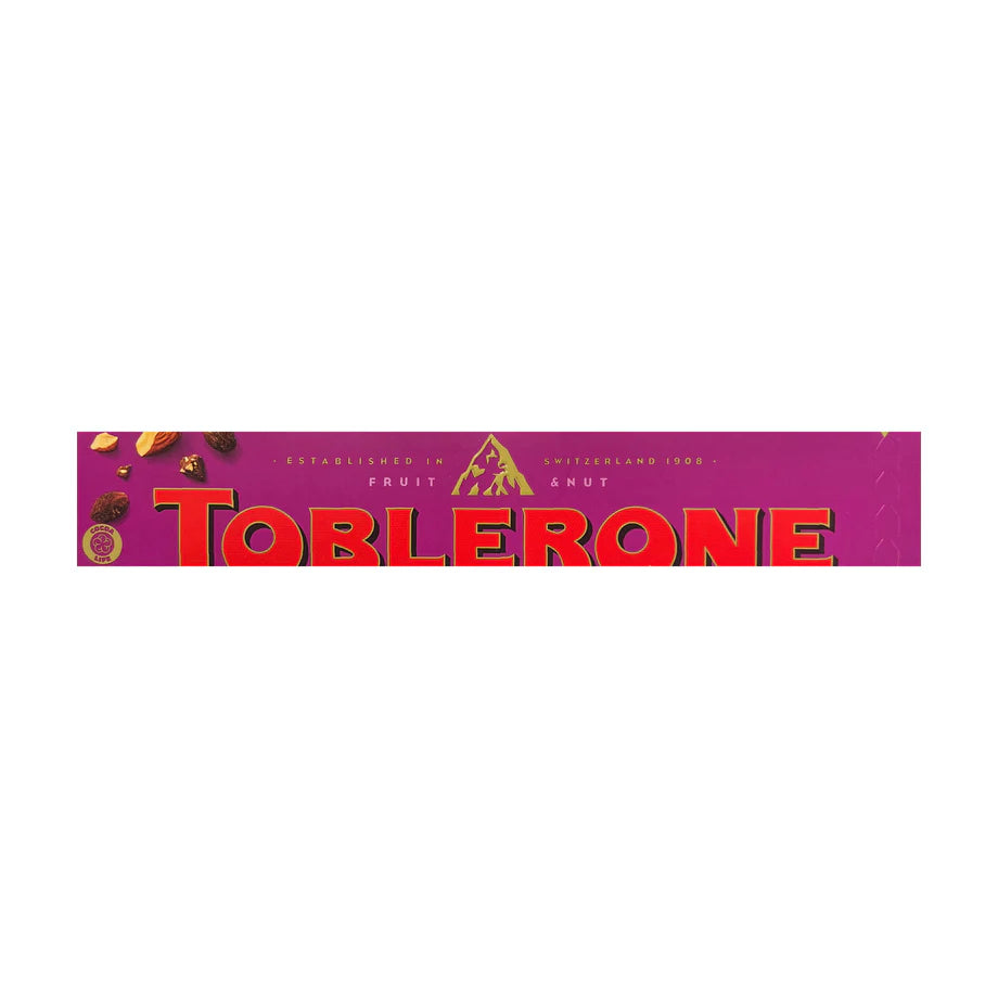 Toblerone Milk Chocolate With Raisins & Honey & Almond Nougat