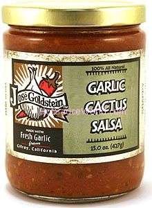 Jose Goldstein Garlic Cactus Salsa, 12oz.