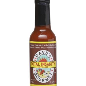 Hot Sauce Daves Gourmet Total Insanity Insane Heat with Garlicky 5 oz