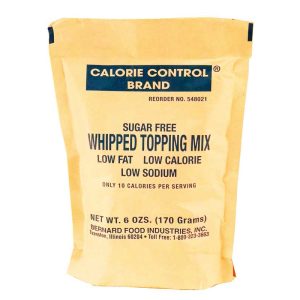 Sugar Free Whipped Topping Mix- 6oz.