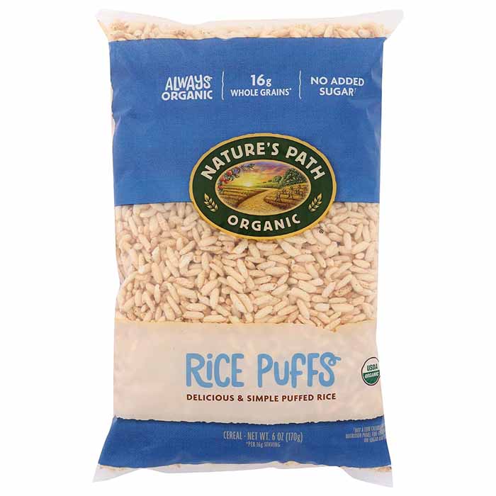 Nature’s Path – Organic Rice Puffs Cereal, 6oz
