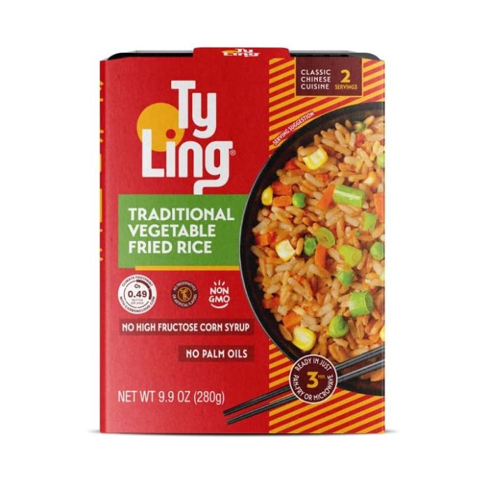 Ty Ling Fried Rice Traditional Veg 9.9 Oz – Pack Of 10