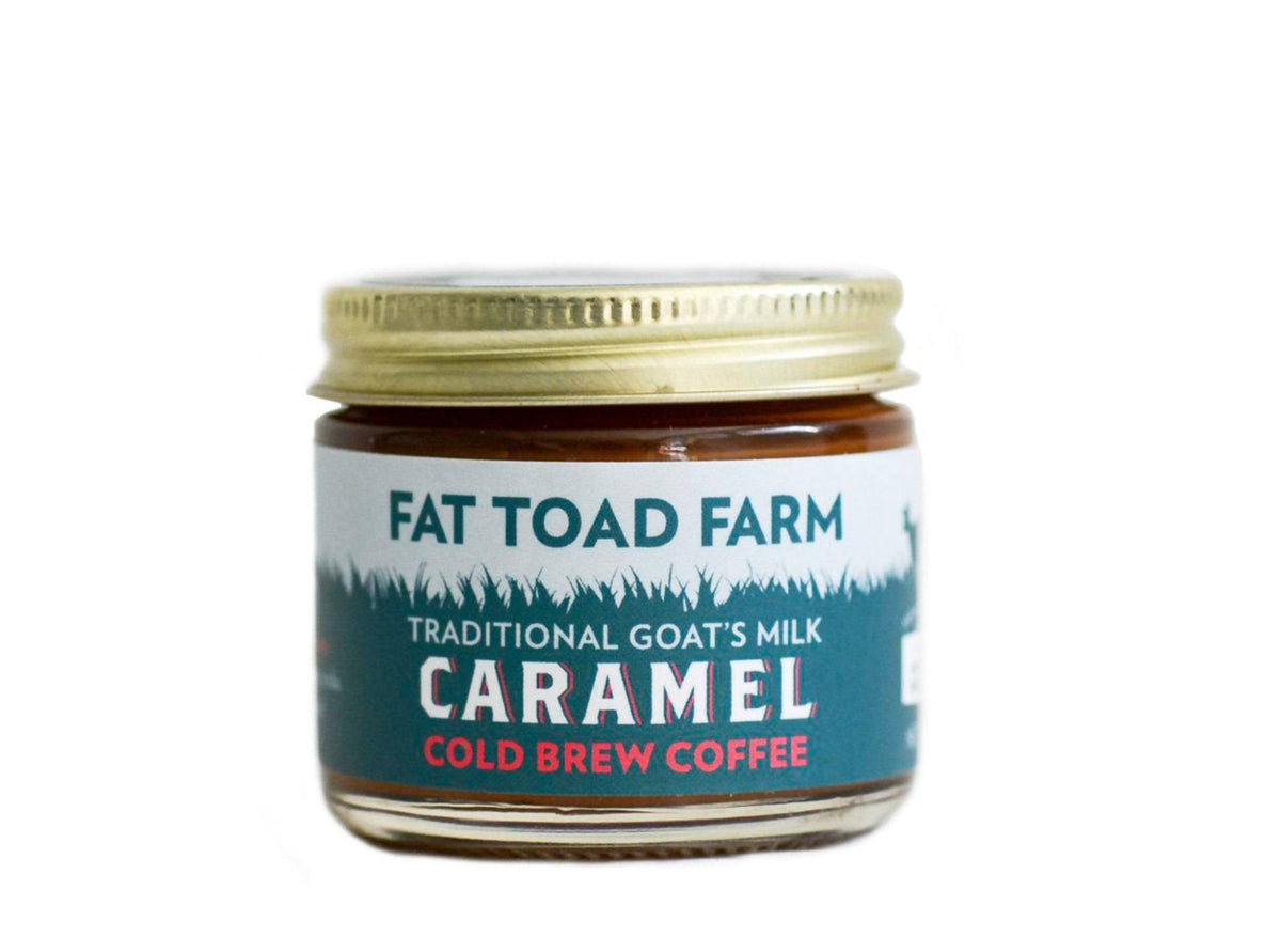 Fat Toad Farm Cold Brew Coffee Goat’s Milk Caramel Jars – 12 x 2oz