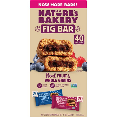 Nature’s Bakery Fig Bar Variety Pack, 2 oz. (40 Pack)