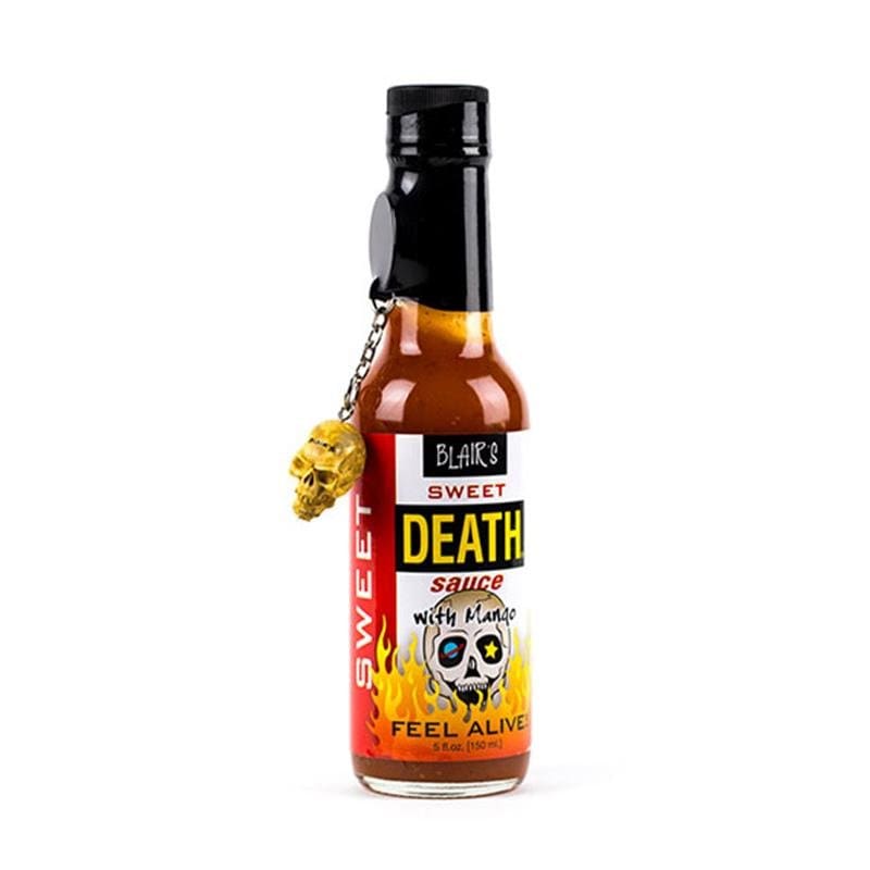 Blair’s Sweet Death Sauce with Habanero and Skull Key Chain