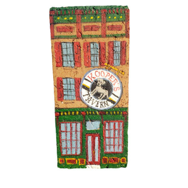 Linda Amtmann Hand Painted Brick- Kooper’s Tavern