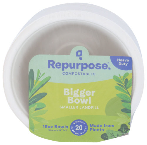 Repurpose Bowls 16oz 20pc Compostable 20 Pc – Pack Of 12