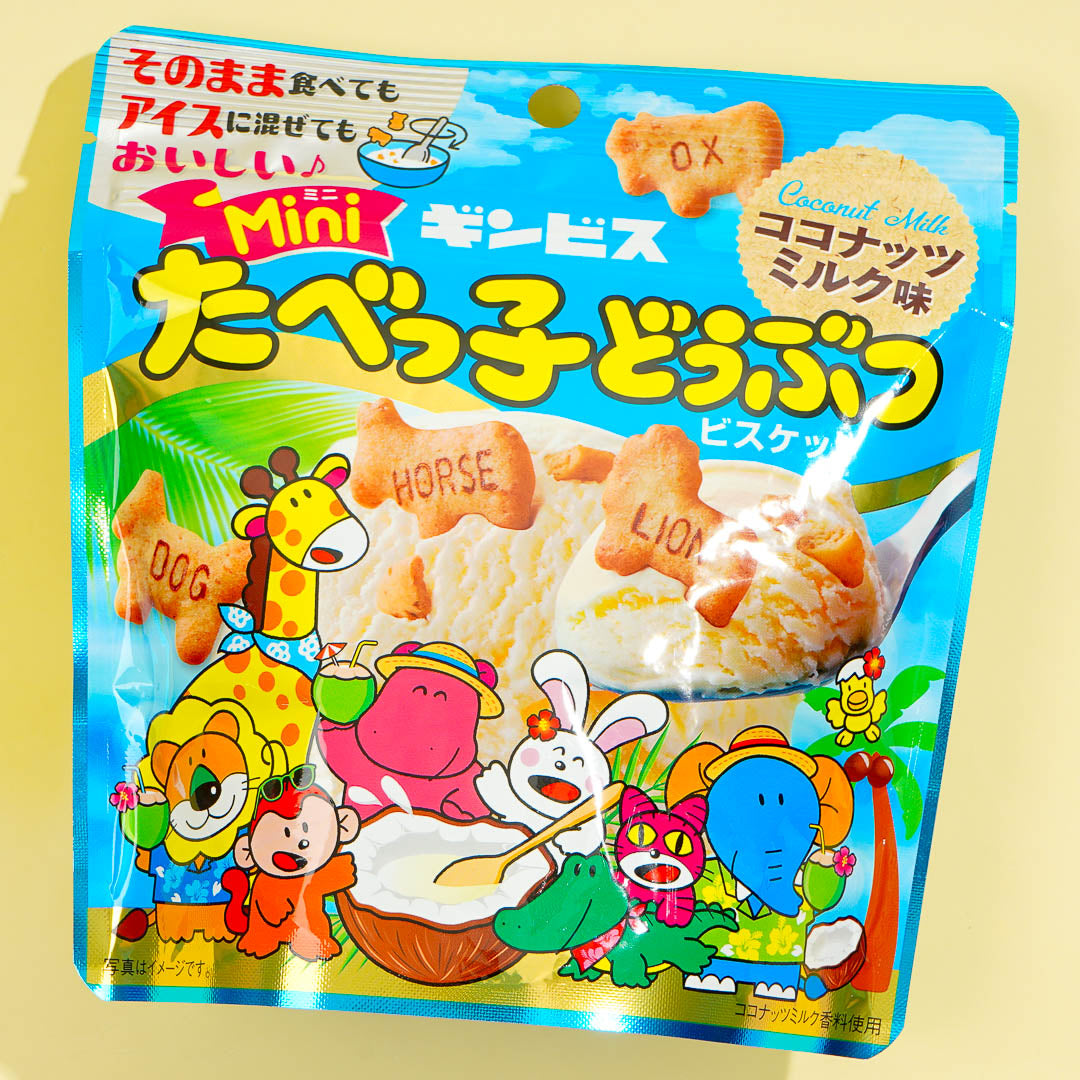 Ginbis Tabekko Animal Biscuits – Coconut Milk