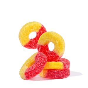 Albanese Gummi Rings – Strawberry Banana