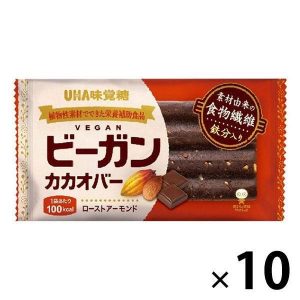 UHA, Vegan Cacao Bar, Chocolate Brownie 10 bars set
