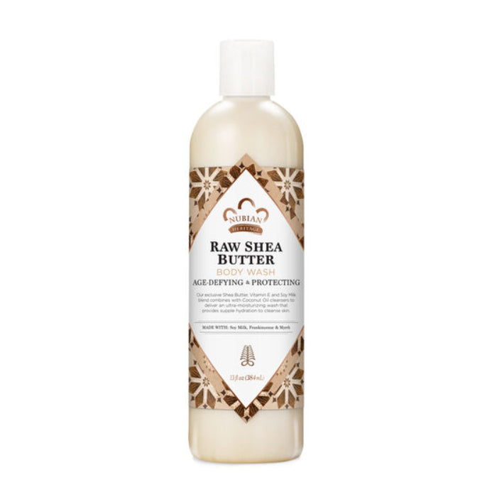 Nubian Heritage – Body Wash Raw Shea Butter, 13 Floz (Pack of 1)