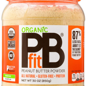 Better Body Foods Organic PB Fit Peanut Butter Powder, 30 oz.