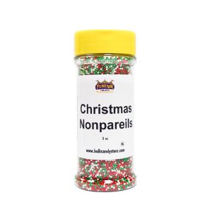 Christmas Nonpareil Sprinkles – 5 oz