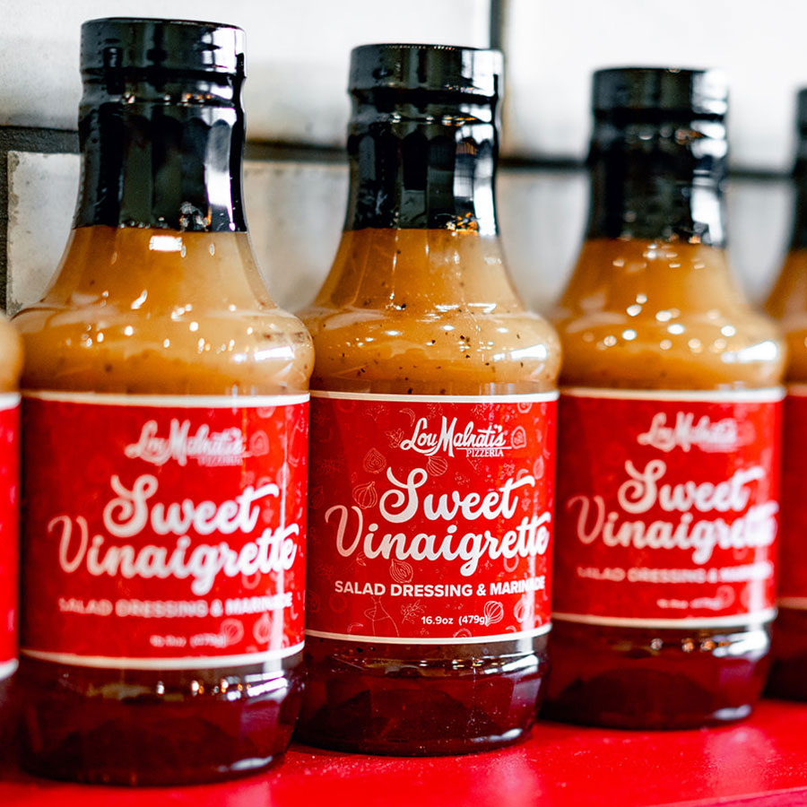 3 Bottles of Lou’s Sweet Vinaigrette Salad Dressing