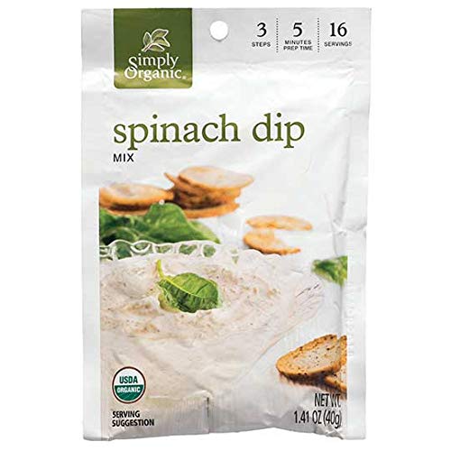 Simply Organic Spinach Dip Mix: Healthy Snack
