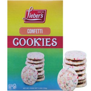 Lieber’s Confetti Cookies, Kosher for Passover, 5.3 oz