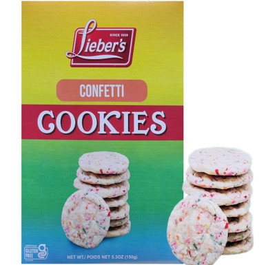 Lieber’s Confetti Cookies, Kosher for Passover, 5.3 oz