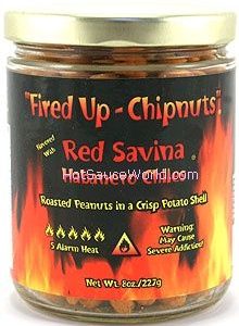 Fired Up – Chipnuts Red Savina Flavored