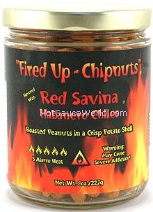 Fired Up – Chipnuts Red Savina Flavored