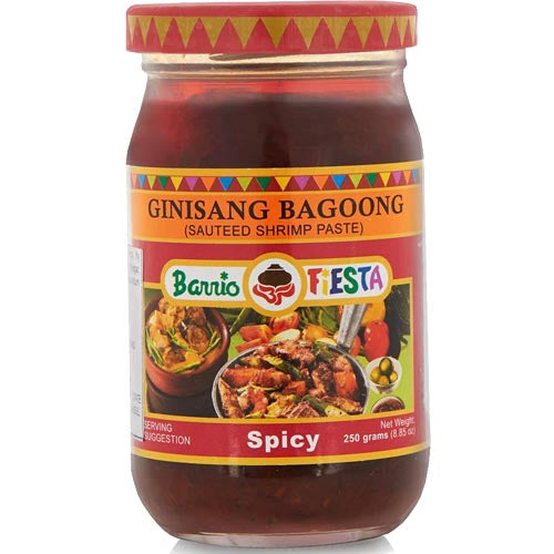Barrio Fiesta – Ginisang Bagoong Sauteed Shrimp Paste – Spicy – 8.8 OZ