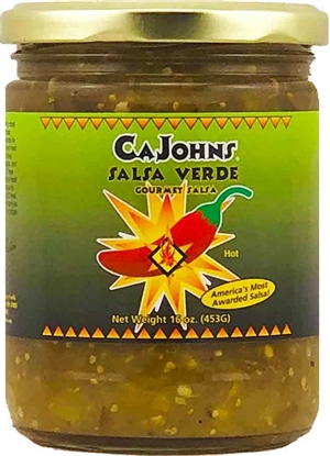 CaJohn’s Salsa Verde Mild Gourmet Salsa, 16oz.