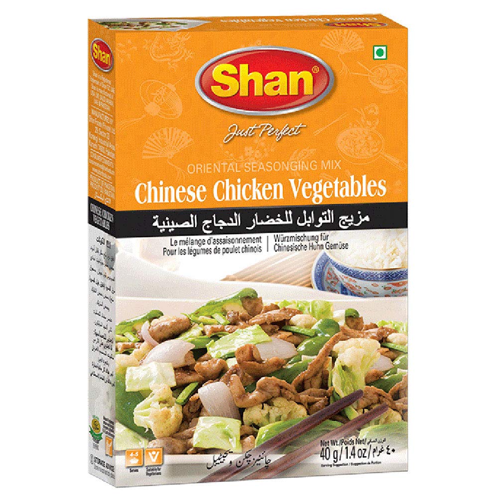 Shan Chinese Chicken Vegetables Oriental Seasoning Mix 1.41 oz (40g)