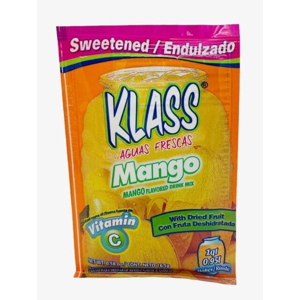 Klass – Beverage 1 Quart Mix Sweetened Mango, 0.58 Oz
