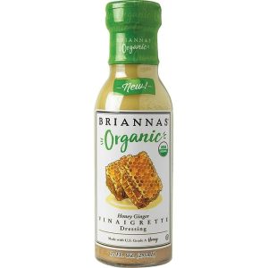 Briannas Organic Honey Ginger Vinaigrette Dressing