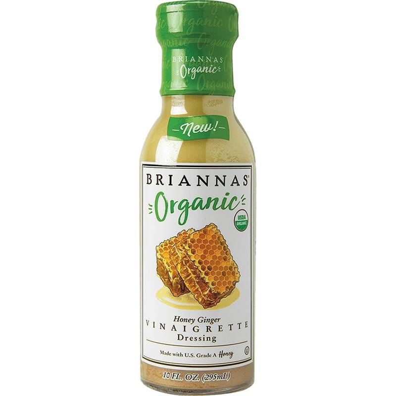 Briannas Organic Honey Ginger Vinaigrette Dressing
