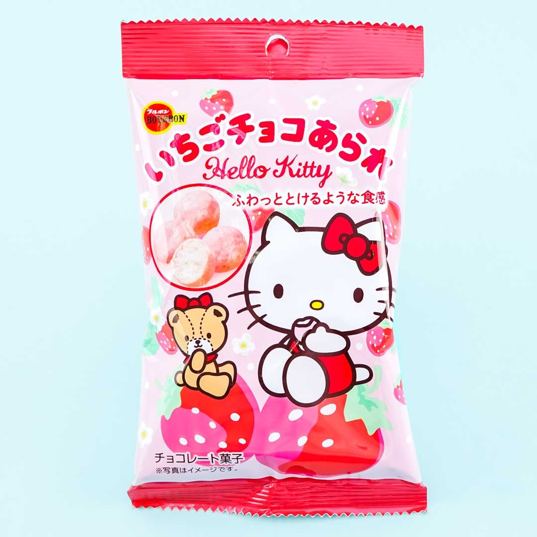 Hello Kitty Strawberry Chocolate Arare Crackers