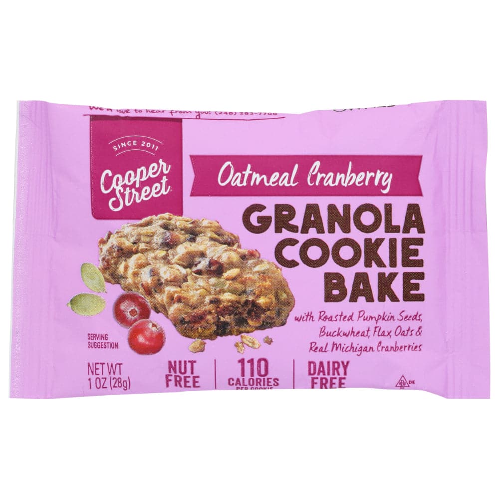 Cooper Street – Oatmeal Cranberry Granola Cookie Bake, 1 Oz