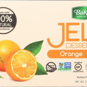 Bakol – Dessert Jell Orange All Natural, 3 oz – Pack of 12