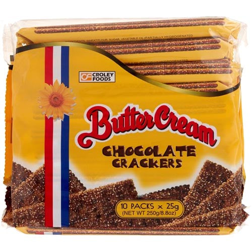 Butter Cream – Chocolate Crackers – 10 Pack – 25 G – 8.8 OZ