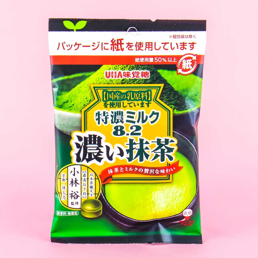 UHA Tokuno Milk 8.2 Candy – Uji Matcha