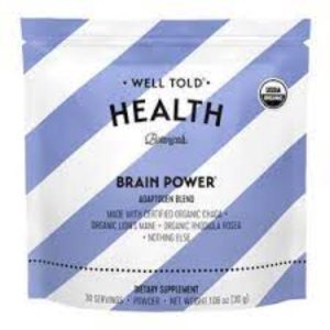 Well Told Health Brain Adaptogen Powder Pk 1.06 Oz – Pack Of 1