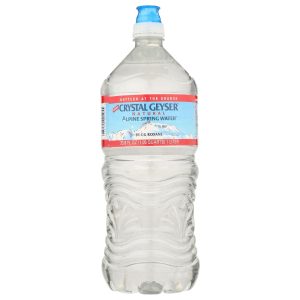 Crystal Geyser – Alpine Spring Water with Sport Cap, 1 L