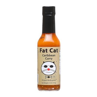 Hot Sauce Fat Cat Caribbean Curry Heat 5