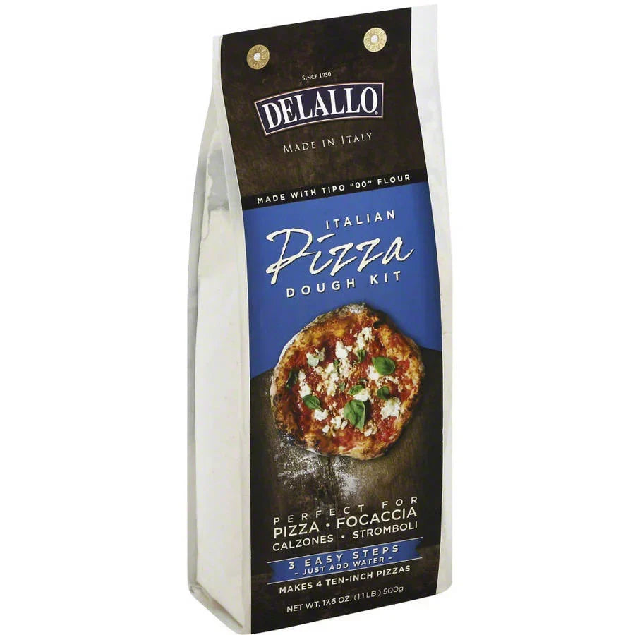 Delallo – Pizza Dough Kit, 17.6 Oz | Pack of 10