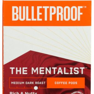 Bulletproof – The Mentalist Coffee Pods, Medium Dark Roast, 3.9 oz | P