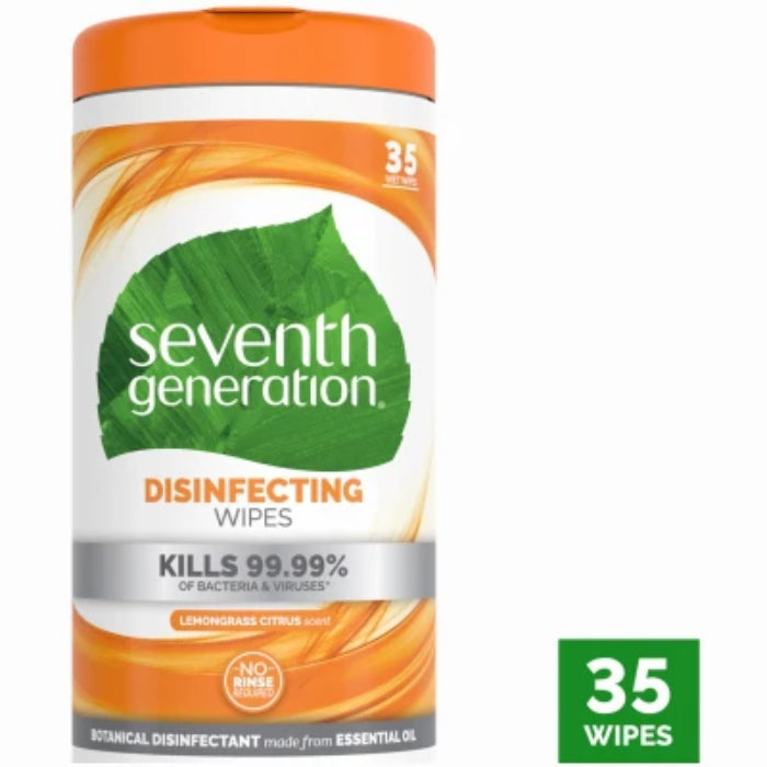 SEVENTH GENERAT – Seventh Generation Wipe Disinfect Multi-Surface 35PC