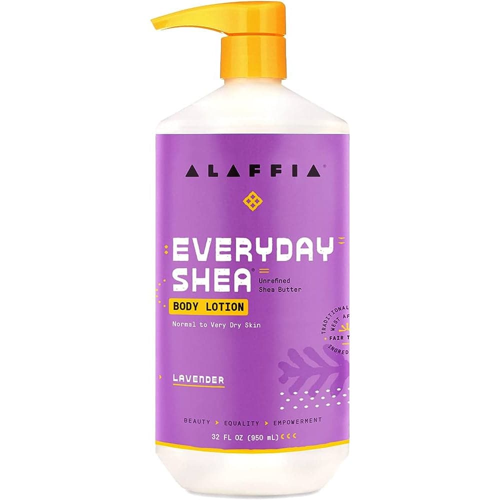 Alaffia – Body Lotion Everyday Shea Lavender, 32 FO – (Pack of 1)
