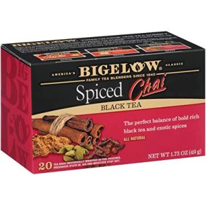 Bigelow – Chai Spiced Tea, 20 Bags, 1.73 oz | Pack of 6